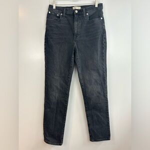 Madewell Black High Rise Slim Boy Jeans Size 27